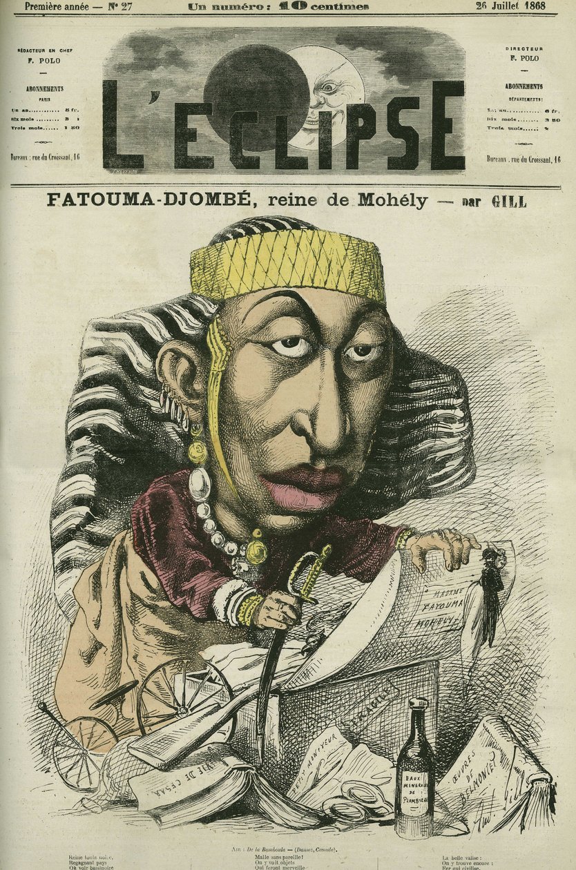松贝-法图姆（Zombe Fatoum）（1836-1878），科摩罗的莫赫利女王，1868年访问法国。她也被称为宗贝-法图玛（Djombe-Fatouma）或宗贝-法图玛（Jumbe Fatouma）或宗贝-法蒂玛（Jumbe Fatima）。7月26日吉尔在 "L