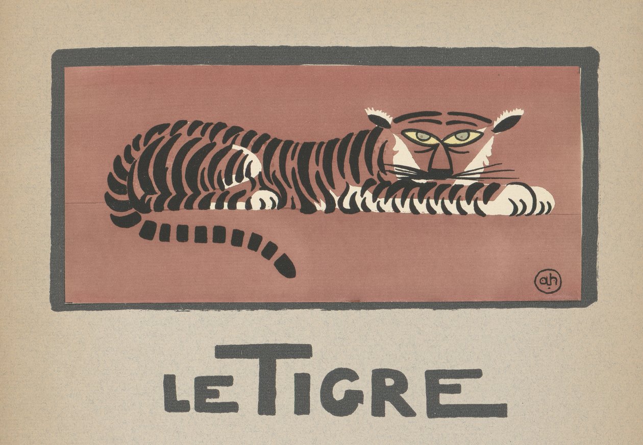 Le Tigre》老虎儿童插画 作者 安德烈·赫勒