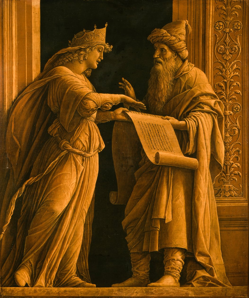 西比尔和先知 作者 安德里亚·曼特尼亚（Andrea Mantegna）
