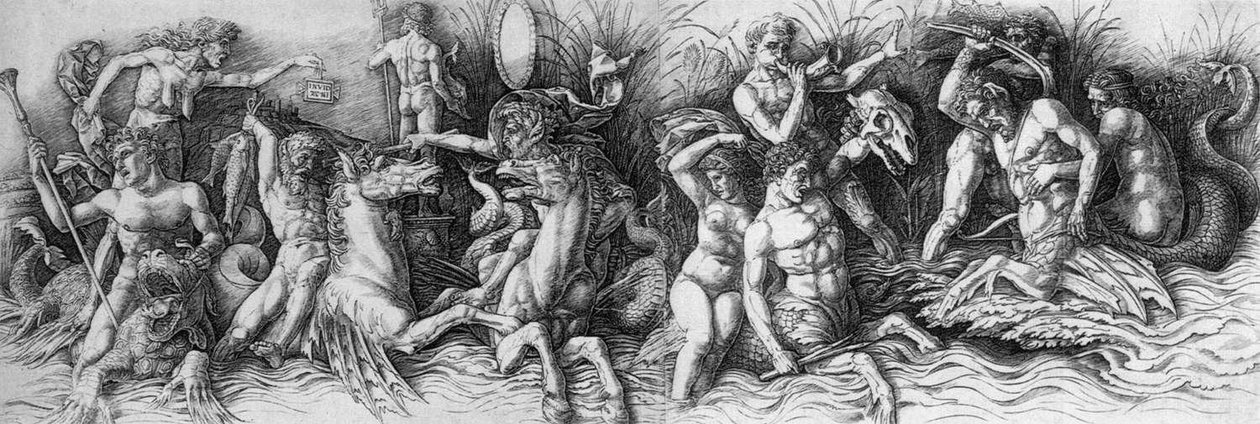 海神之战 作者 安德里亚·曼特尼亚（Andrea Mantegna）