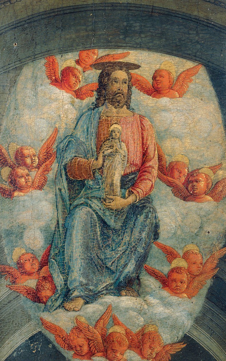 基督与处女的灵魂 作者 安德里亚·曼特尼亚（Andrea Mantegna）