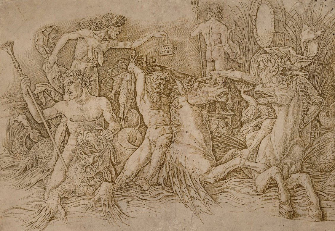 海神之战 作者 安德里亚·曼特尼亚（Andrea Mantegna）