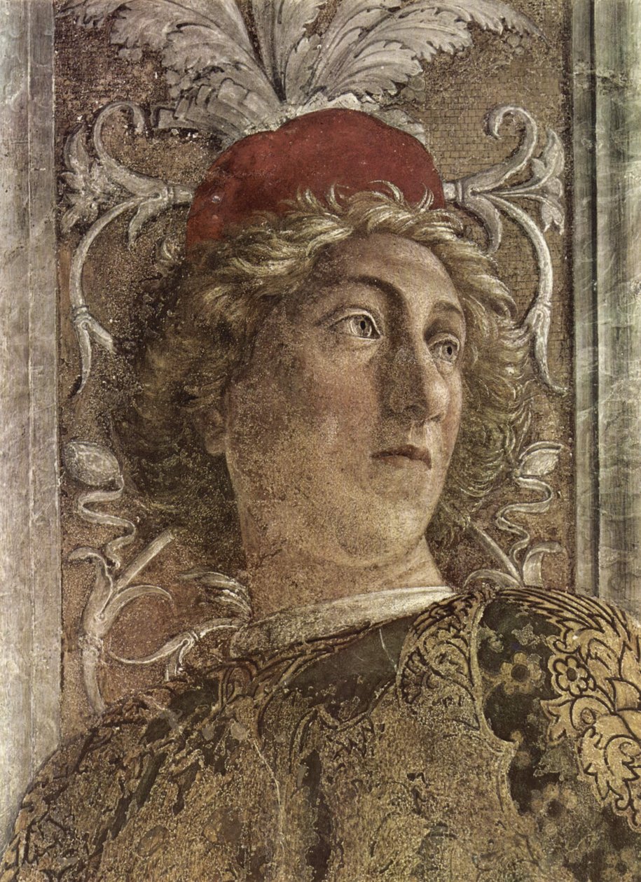 Freskenzyklus in der Camera degli Sposi im Palazzo Duccale in Mantua，Szene 作者 安德里亚·曼特尼亚（Andrea Mantegna）