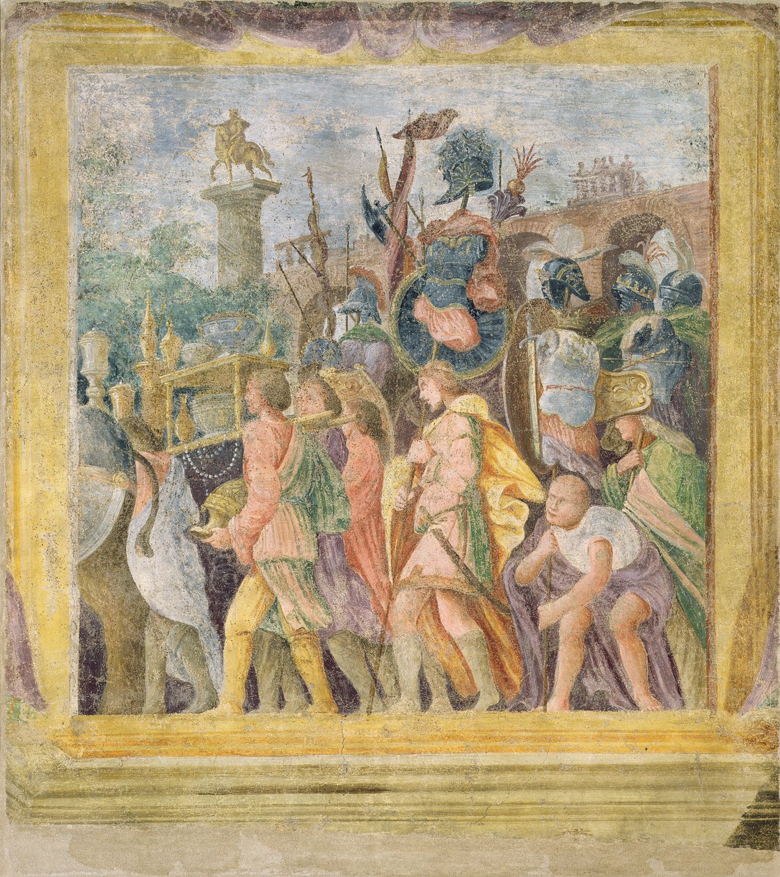 凯撒的胜利 作者 安德里亚·曼特尼亚（Andrea Mantegna）