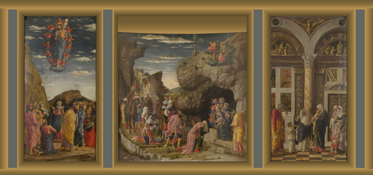 三联 作者 安德里亚·曼特尼亚（Andrea Mantegna）