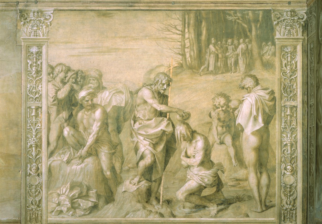 人民的洗礼 作者 安德里亚·德尔·萨托（Andrea del Sarto）