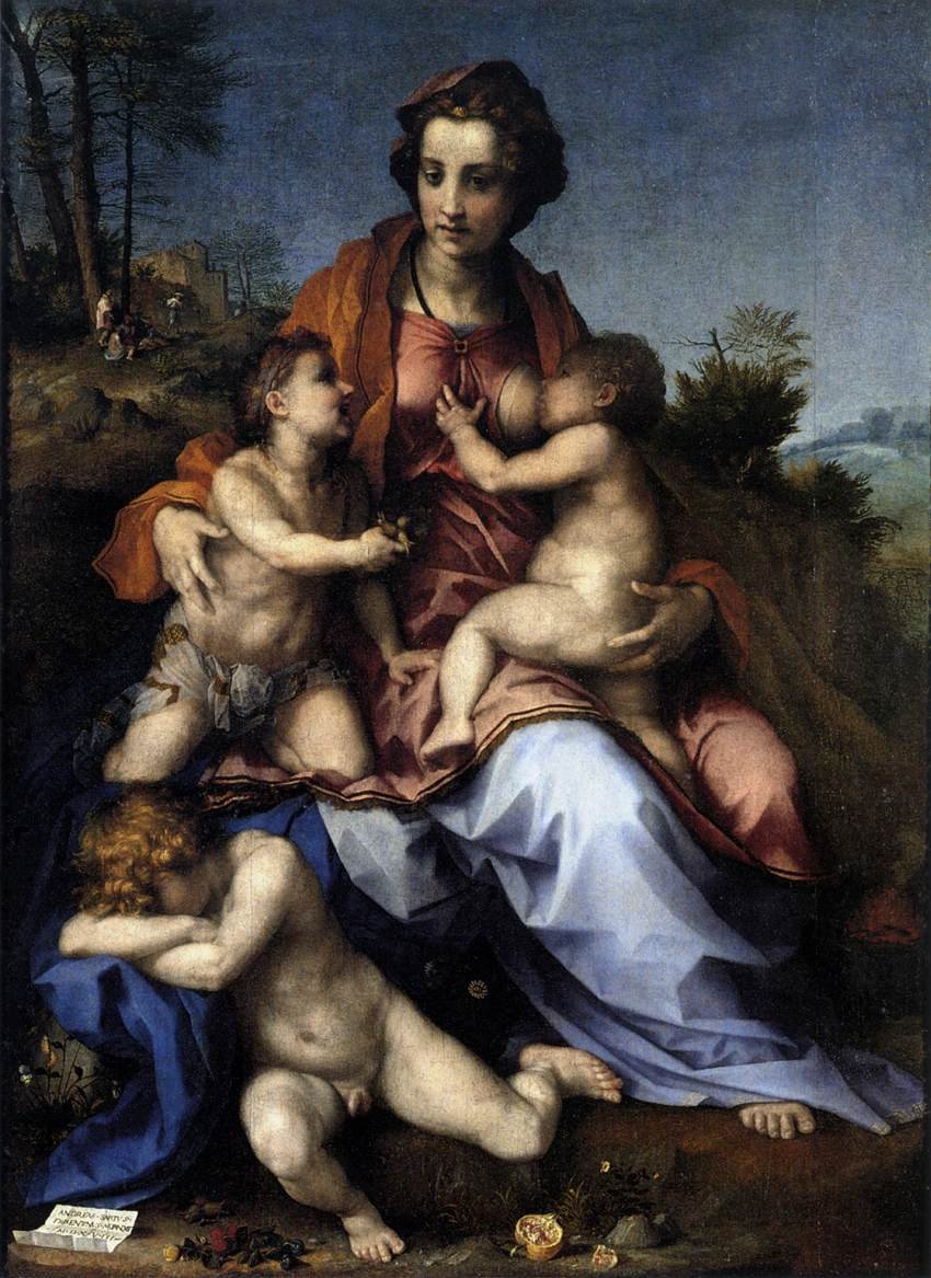 慈善机构 作者 安德里亚·德尔·萨托（Andrea del Sarto）