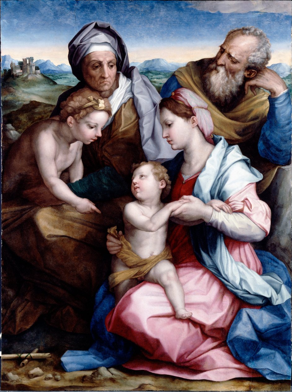 神圣家族 作者 安德里亚·德尔·萨托（Andrea del Sarto）