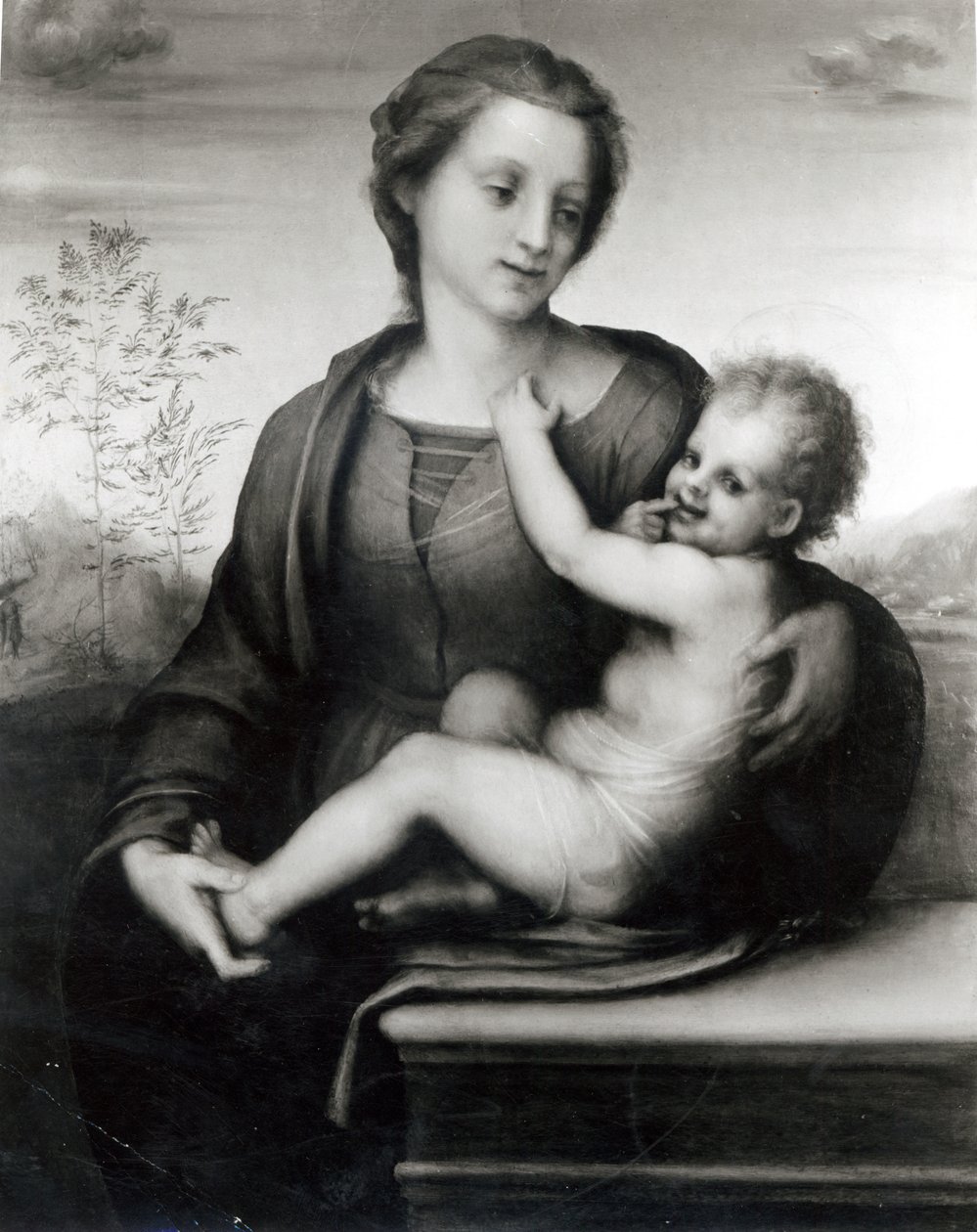 麦当娜和儿童（小组） 作者 安德里亚·德尔·萨托（Andrea del Sarto）