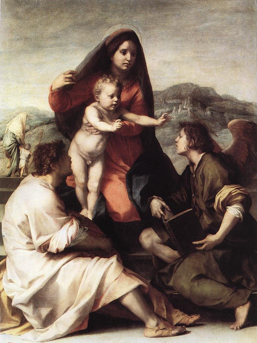 麦当娜德拉斯卡拉 作者 安德里亚·德尔·萨托（Andrea del Sarto）