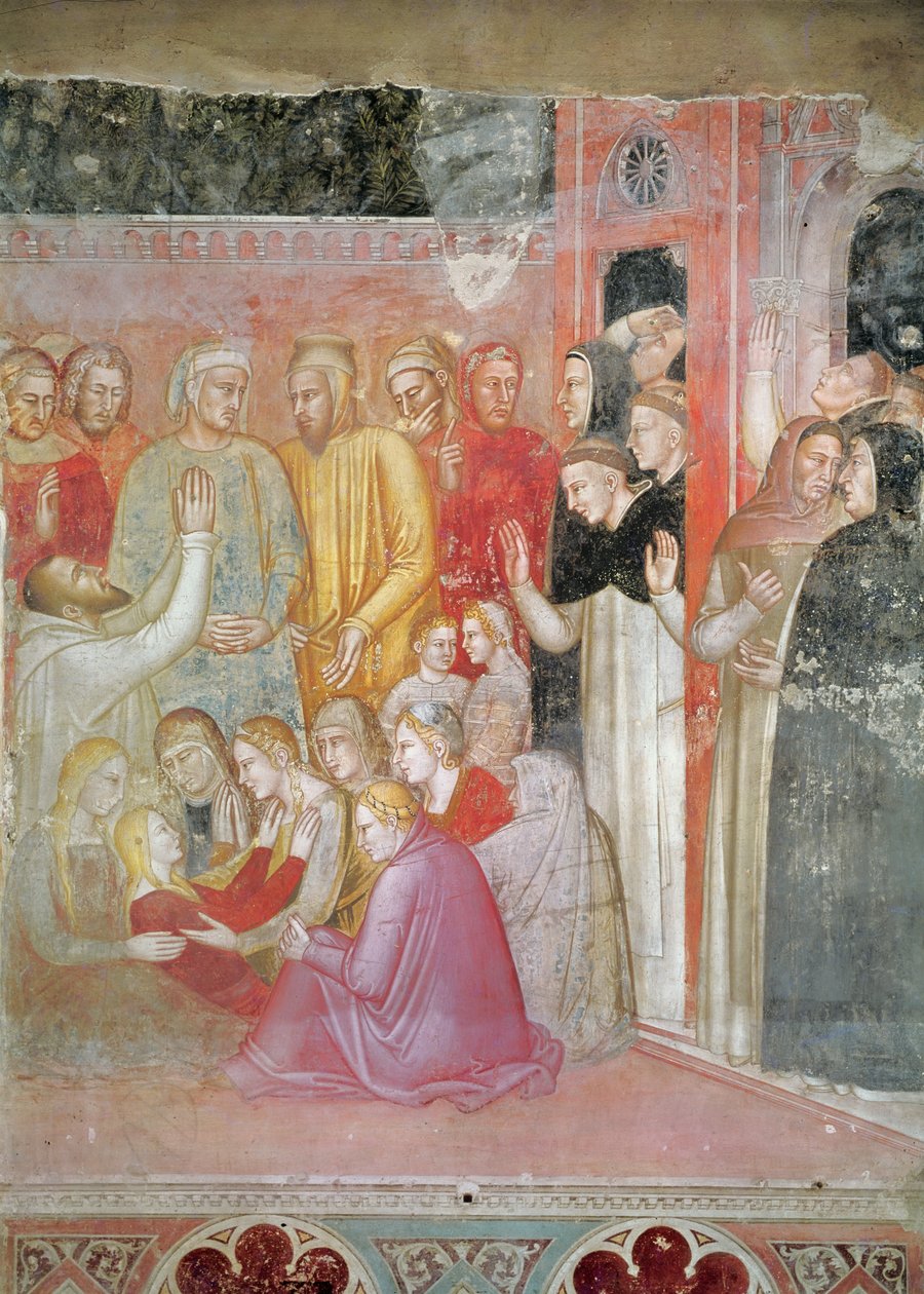 圣彼得烈士的奇迹，c.1365-67 作者 安德里亚·迪·博纳乌托（Andrea di Bonaiuto）