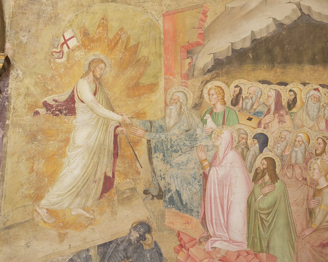 十字架下降，Capellone degli Spagnoli，1365-67 作者 安德里亚·迪·博纳乌托（Andrea di Bonaiuto）