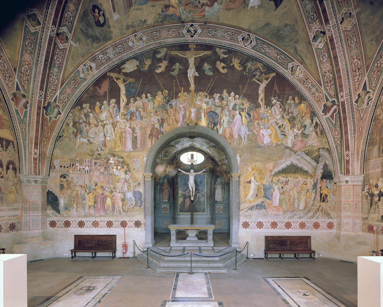 来自西班牙教堂的基督生平的场景，c.1365 作者 安德里亚·迪·博纳乌托（Andrea di Bonaiuto）