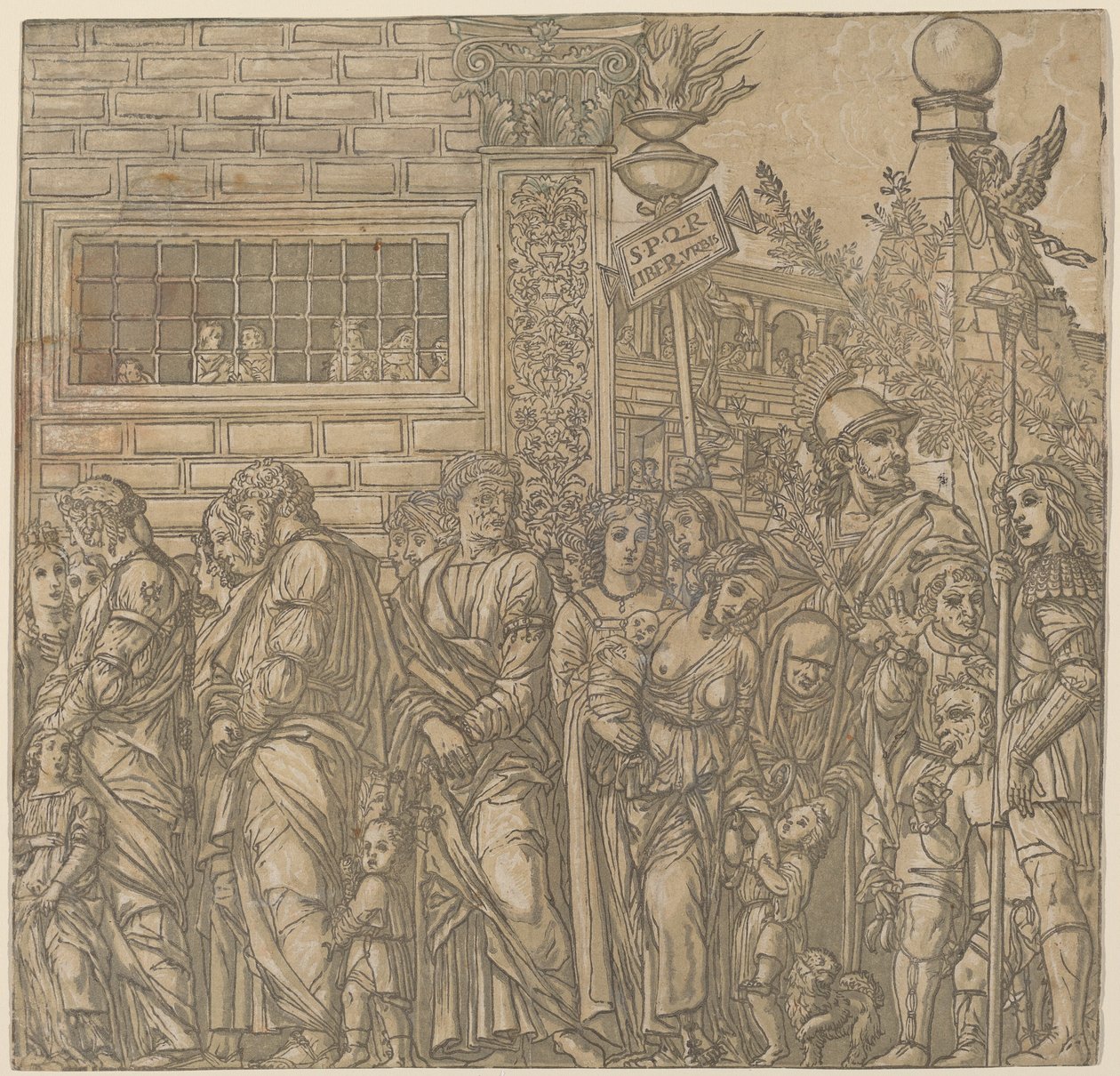 凯撒的胜利 作者 安德里亚·安德里亚尼（Andrea Andreani） 安德里亚·曼特尼亚（Andrea Mantegna）之后