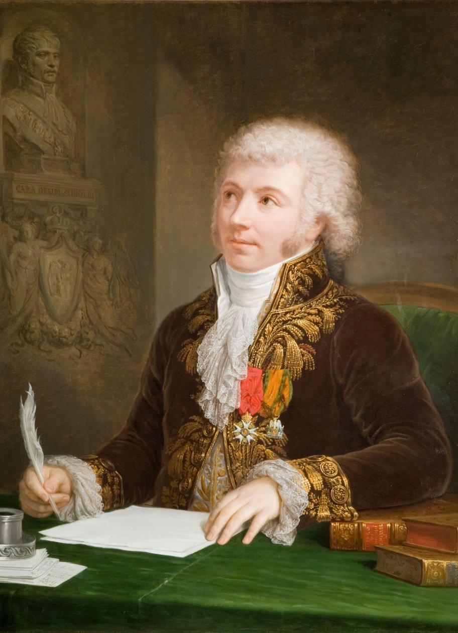 Nicholas Frochot伯爵的肖像不是Etienne Pierre，Graf Mejan，1806年。 作者 安德里亚·阿皮亚尼（Andrea Appiani）