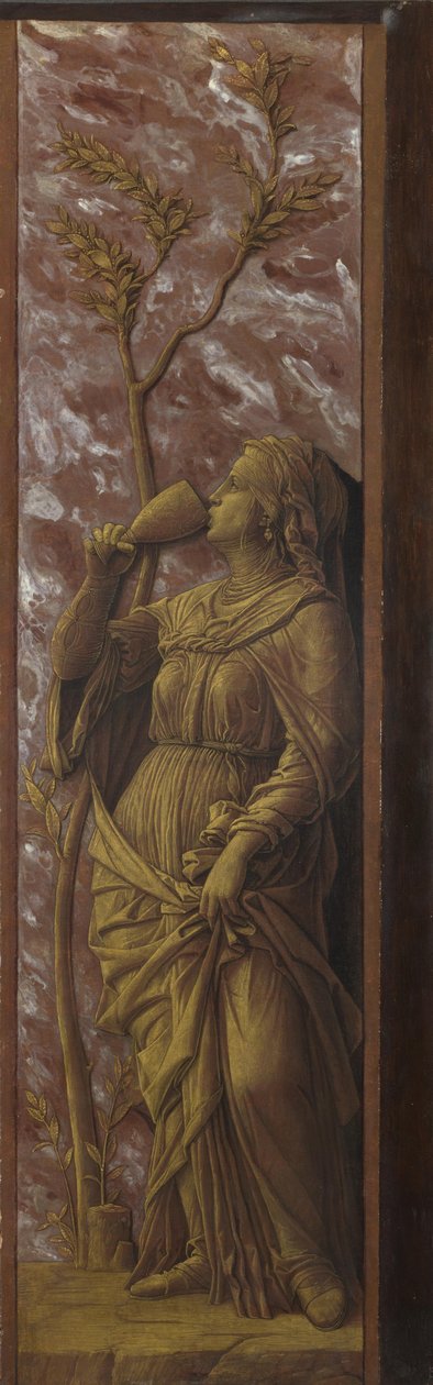 喝酒的女人c。 1500 作者 安德里亚·曼特尼亚（Andrea Mantegna）