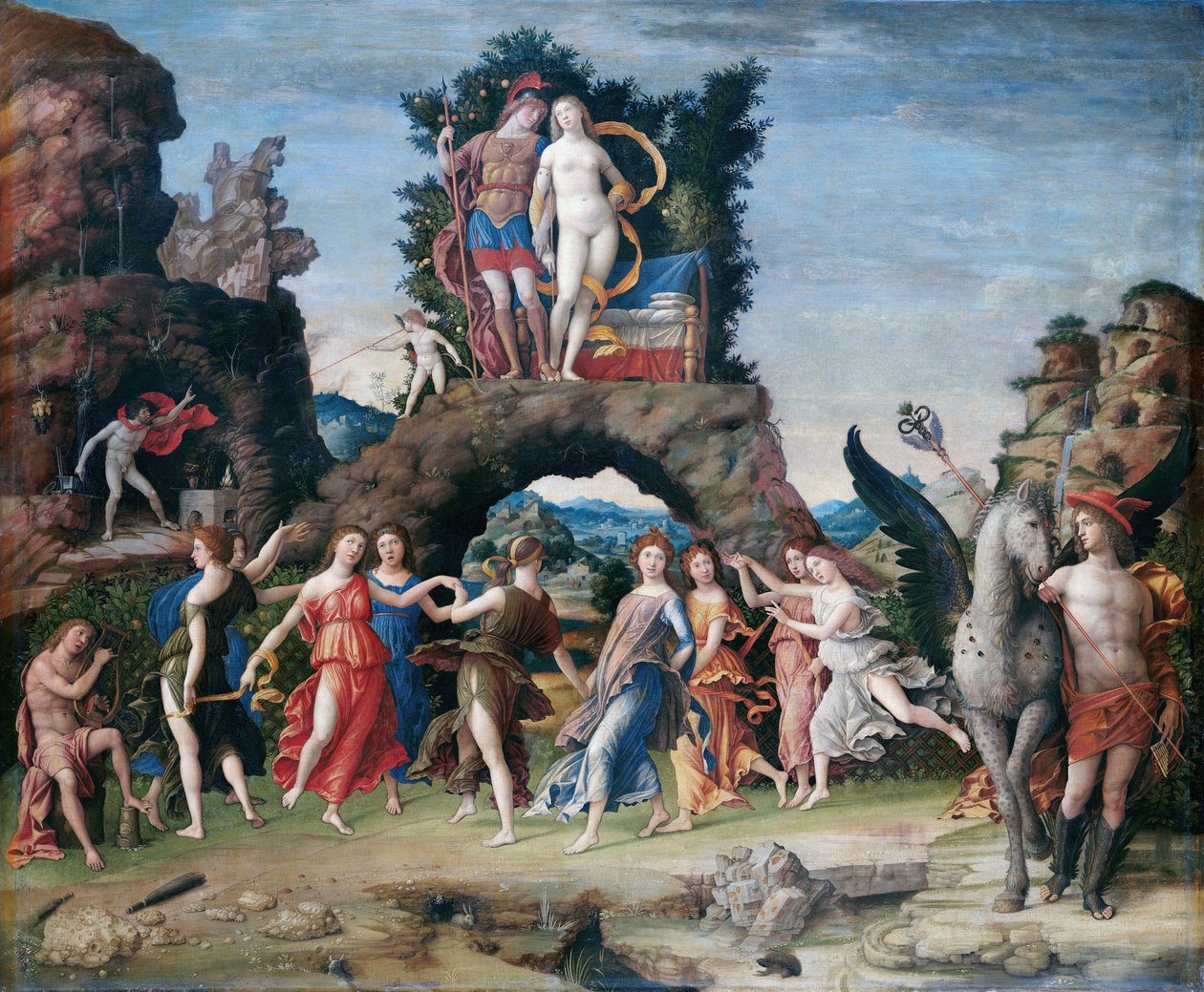 Parnassus 作者 安德里亚·曼特尼亚（Andrea Mantegna）