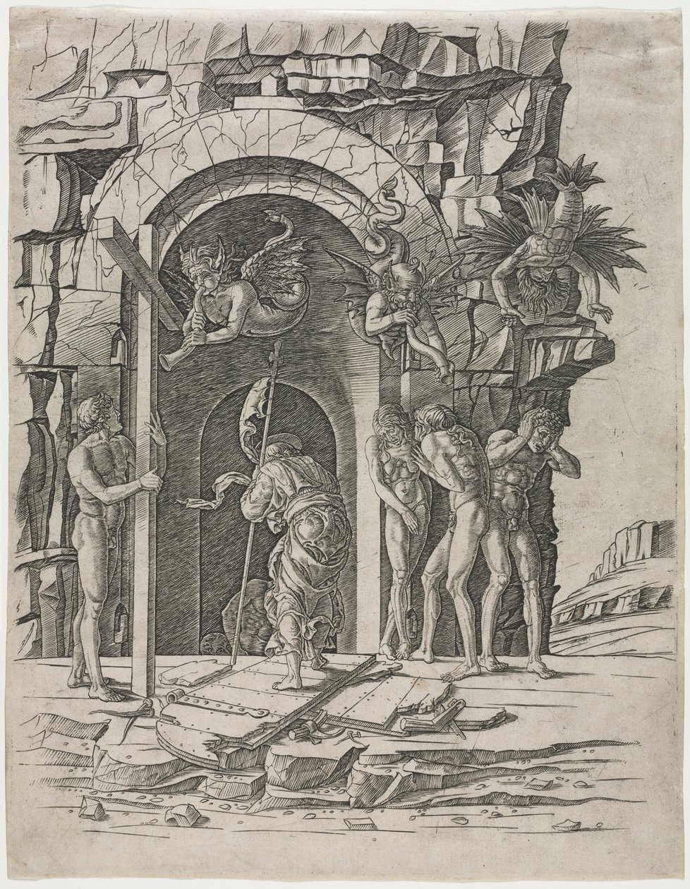 1460年代后期，进入林博。 作者 安德里亚·曼特尼亚（Andrea Mantegna）