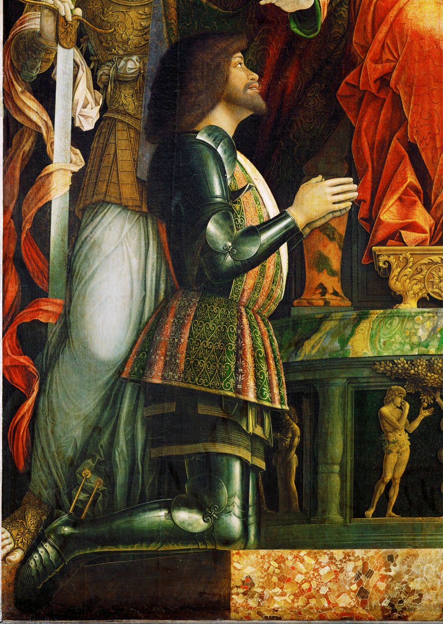 捐赠者詹弗朗西斯科-贡扎加... 作者 安德里亚·曼特尼亚（Andrea Mantegna）