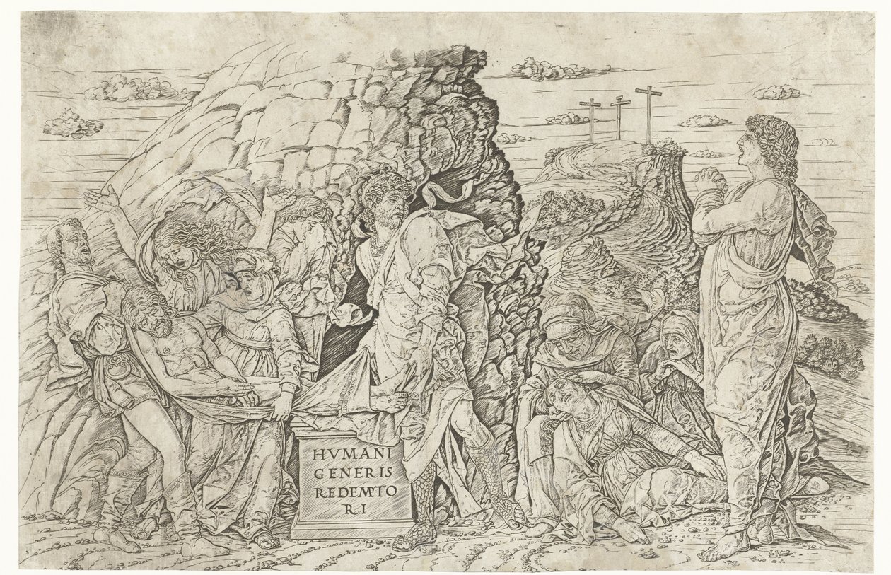 基督入土 作者 安德里亚·曼特尼亚（Andrea Mantegna）