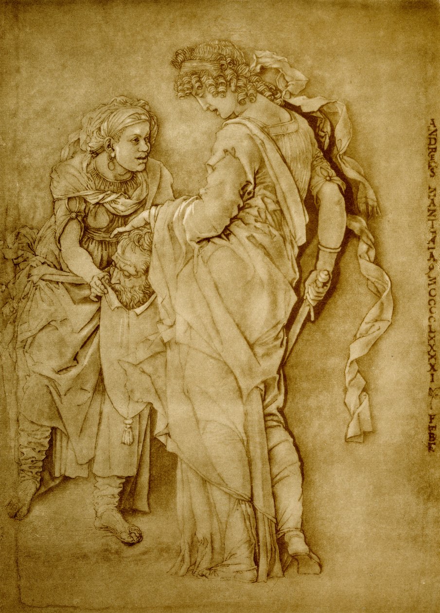 朱迪思与Holofernes的负责人 作者 安德里亚·曼特尼亚（Andrea Mantegna）