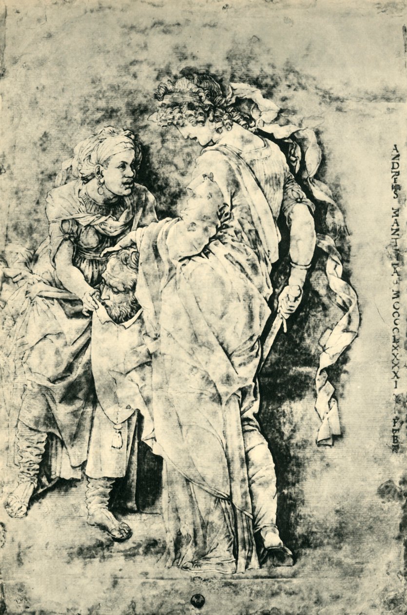 朱迪思（Judith）和霍洛弗内斯（Holofernes）校长，1490-1495年，1943年。 作者 安德里亚·曼特尼亚（Andrea Mantegna）