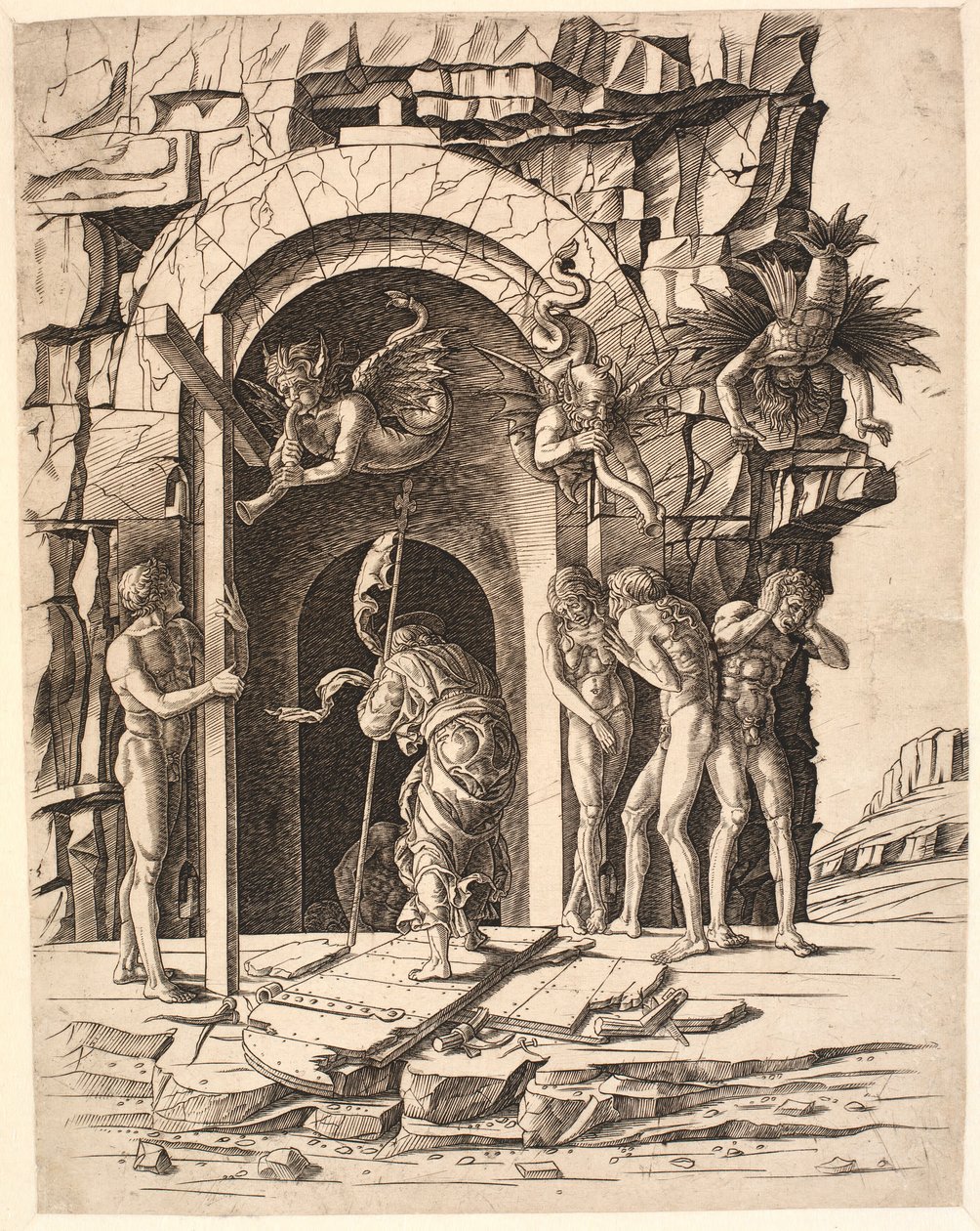 基督在亡灵界 作者 安德里亚·曼特尼亚（Andrea Mantegna）