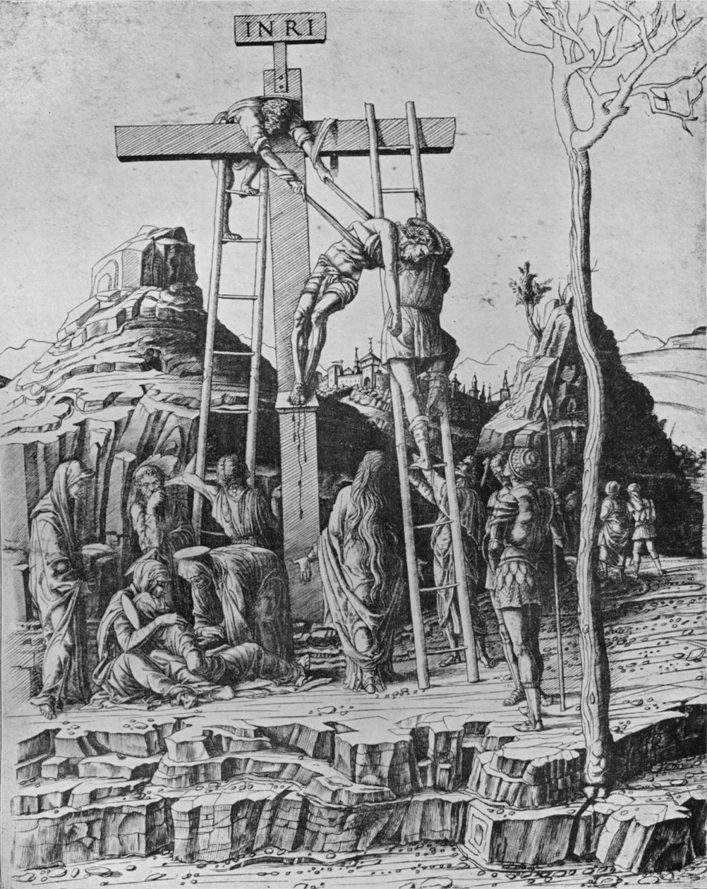 十字架的血统，1475年 作者 安德里亚·曼特尼亚（Andrea Mantegna）