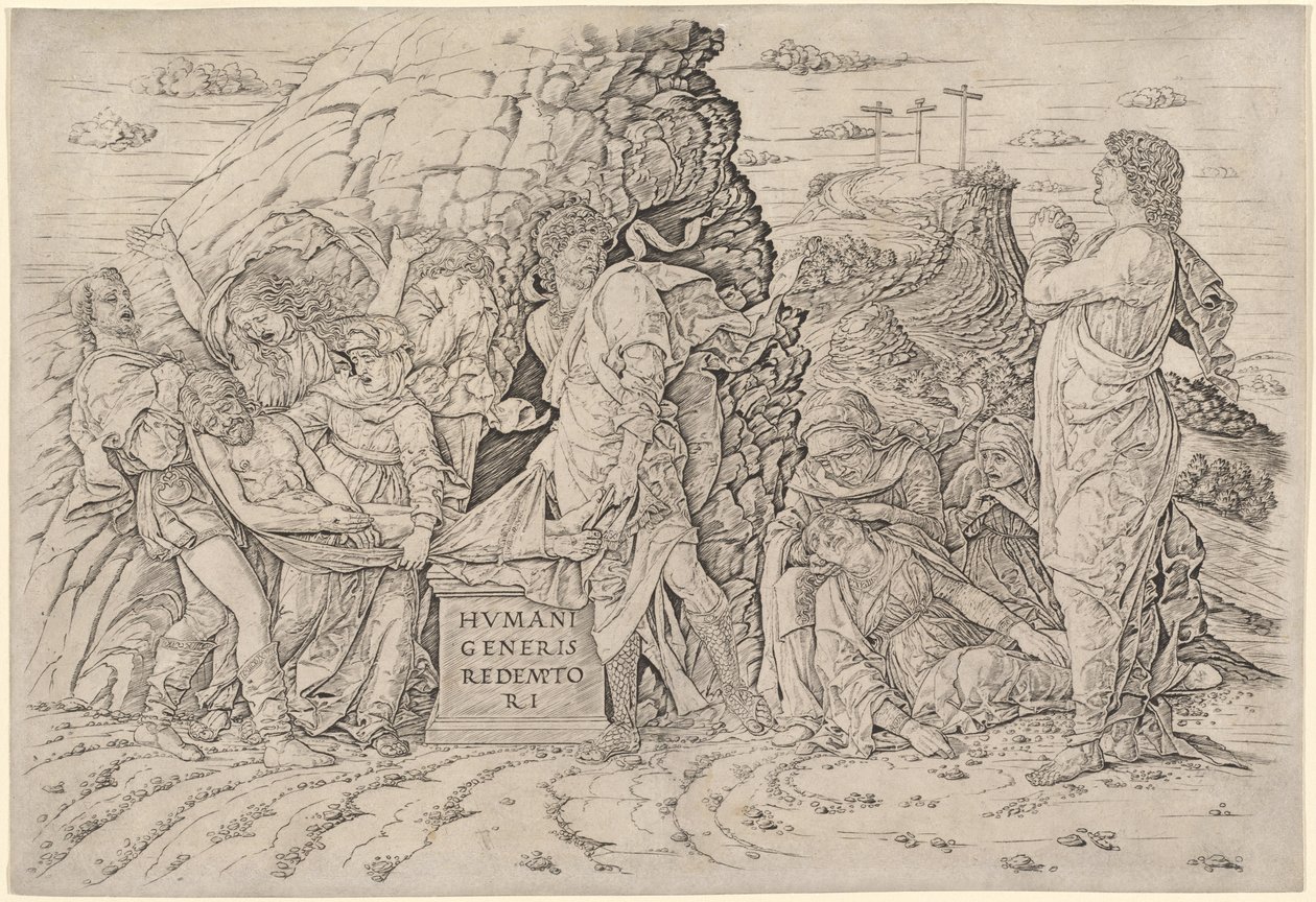 埋葬》（The Entombment 作者 安德里亚·曼特尼亚（Andrea Mantegna）