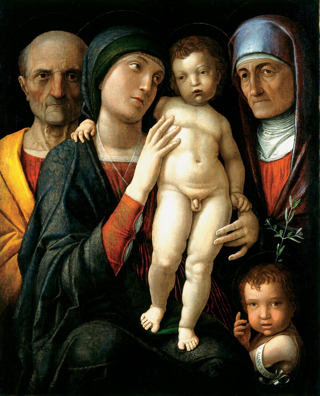 神圣家族 作者 安德里亚·曼特尼亚（Andrea Mantegna）
