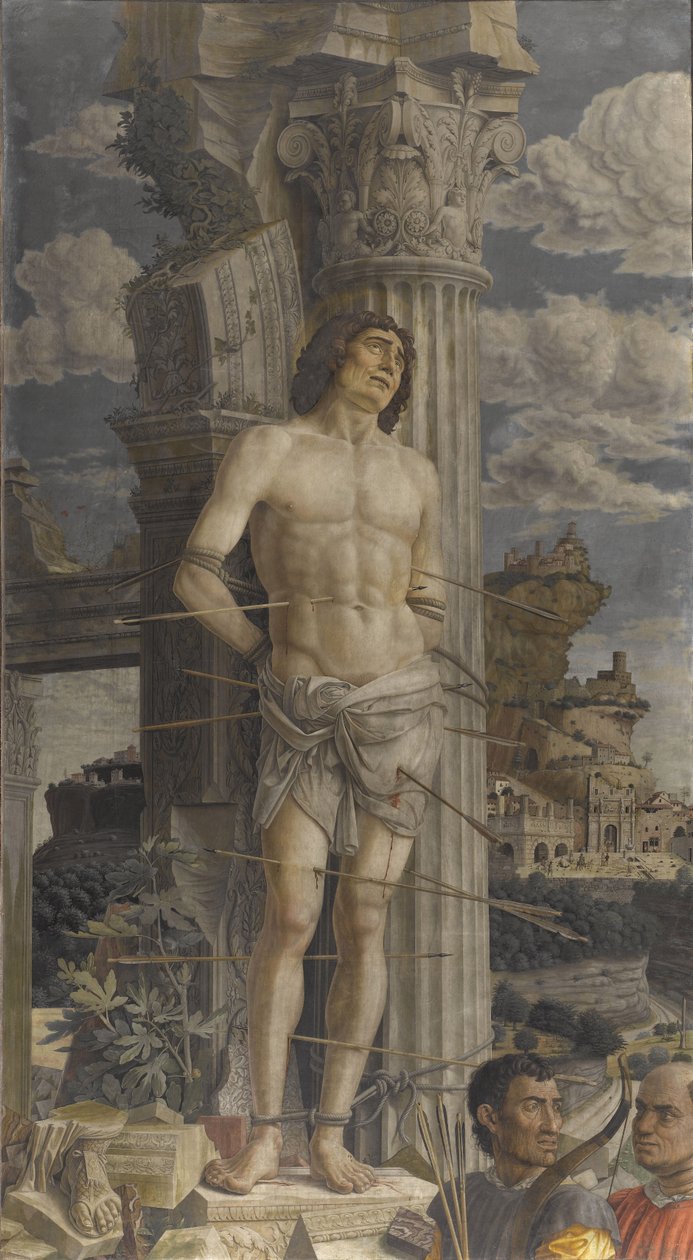 圣塞巴斯蒂安难 作者 安德里亚·曼特尼亚（Andrea Mantegna）