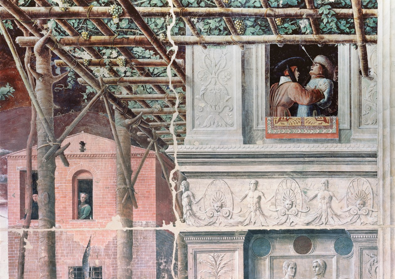 圣克里斯托弗的殉难》，约1450-56年（壁画 作者 安德里亚·曼特尼亚（Andrea Mantegna）