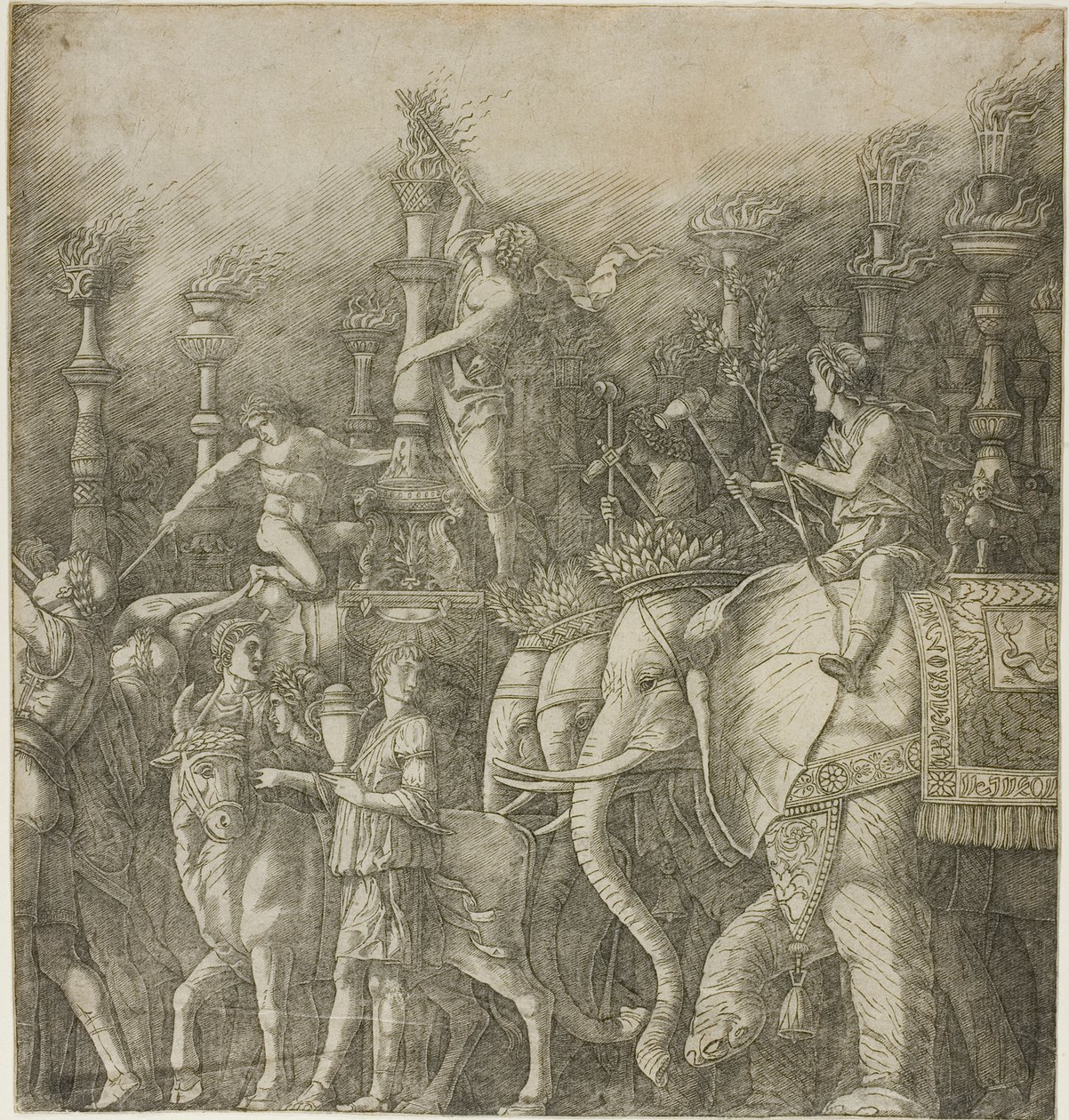 凯撒的胜利 作者 安德里亚·曼特尼亚（Andrea Mantegna）
