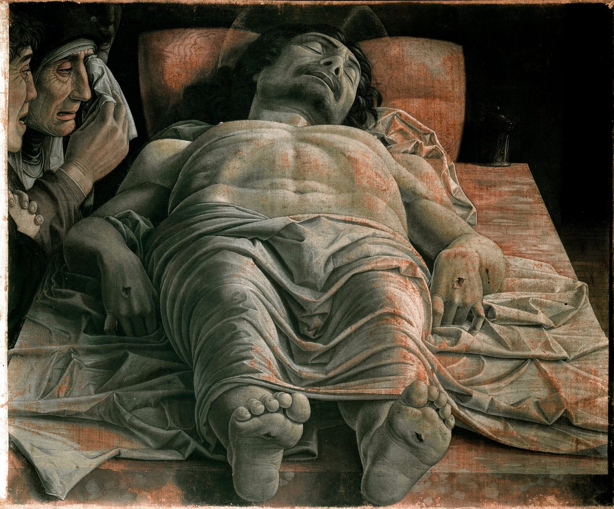 死去的基督 作者 安德里亚·曼特尼亚（Andrea Mantegna）