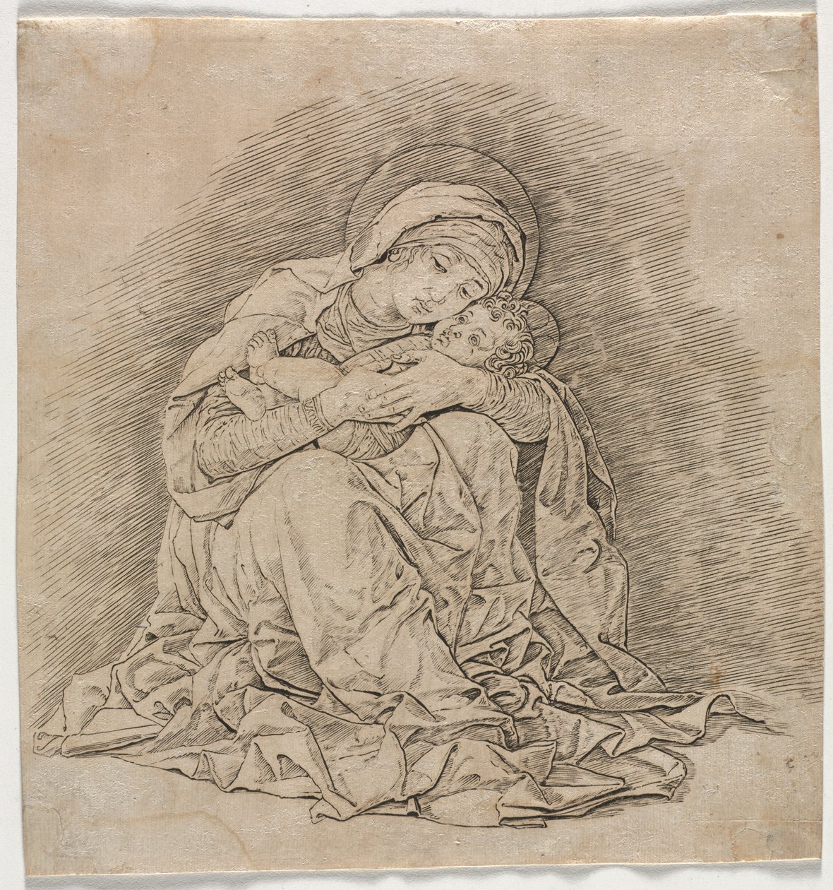 圣母和圣婴 作者 安德里亚·曼特尼亚（Andrea Mantegna）