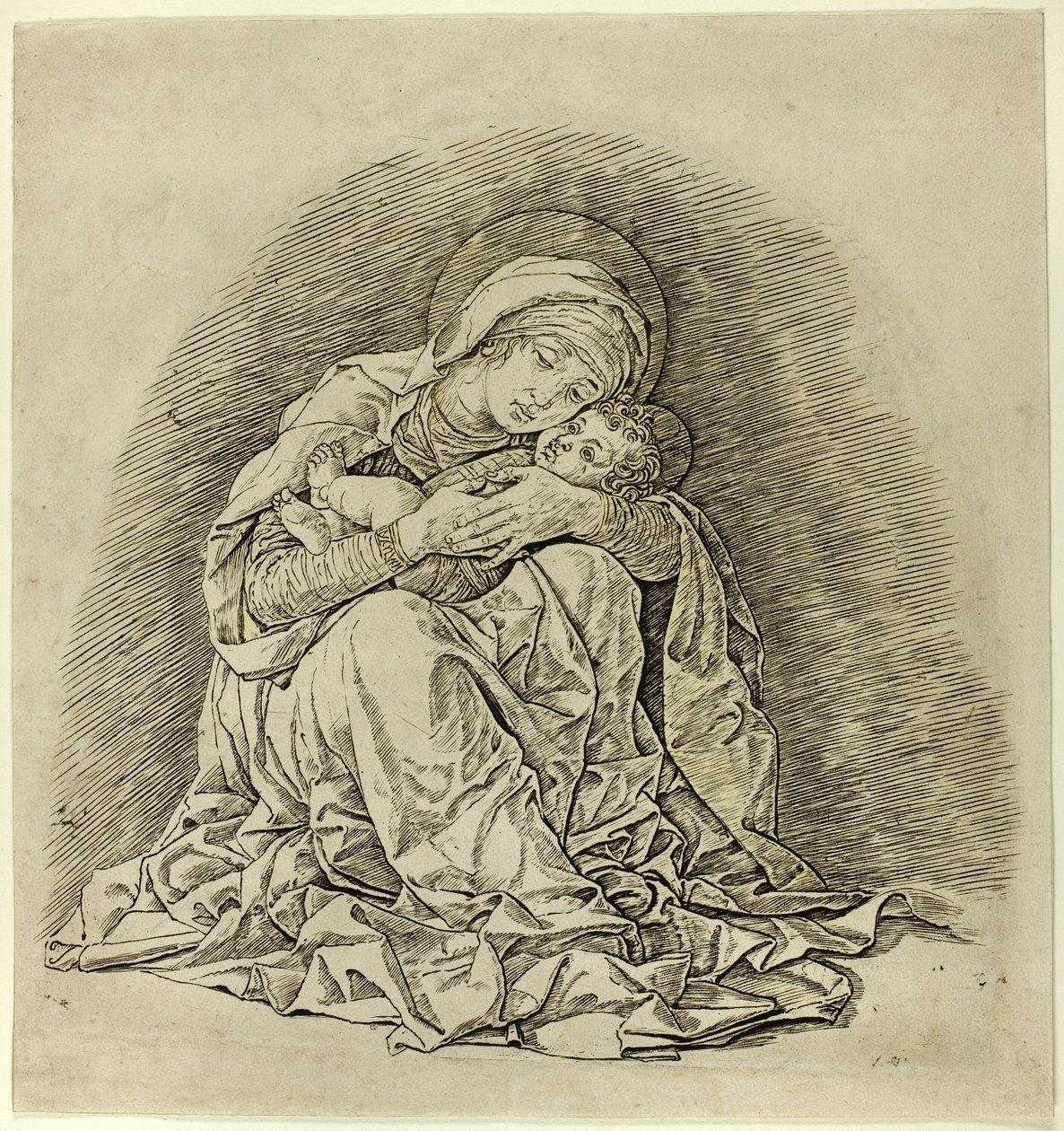 圣母和圣婴 作者 安德里亚·曼特尼亚（Andrea Mantegna）