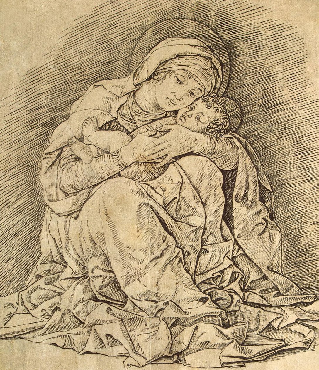 处女和孩子 作者 安德里亚·曼特尼亚（Andrea Mantegna）