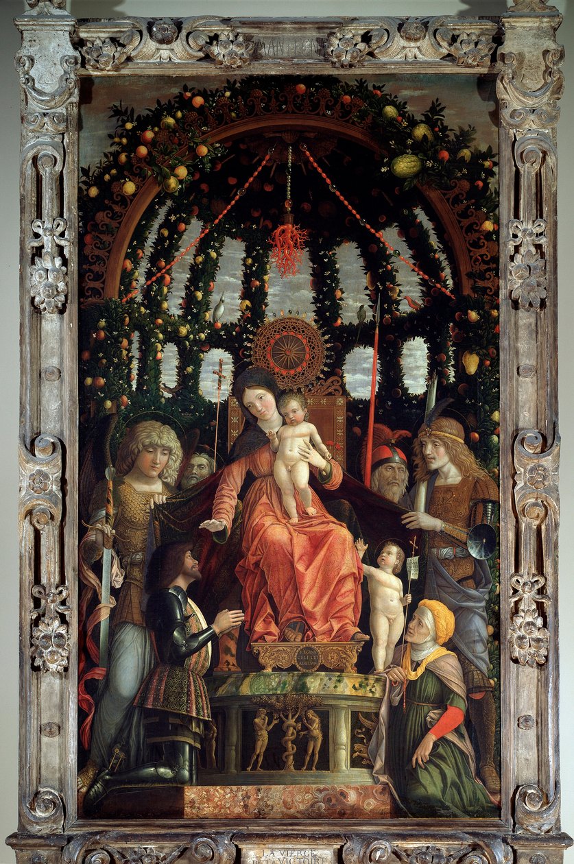 胜利圣母（胜利祭坛画） 作者 安德里亚·曼特尼亚（Andrea Mantegna）