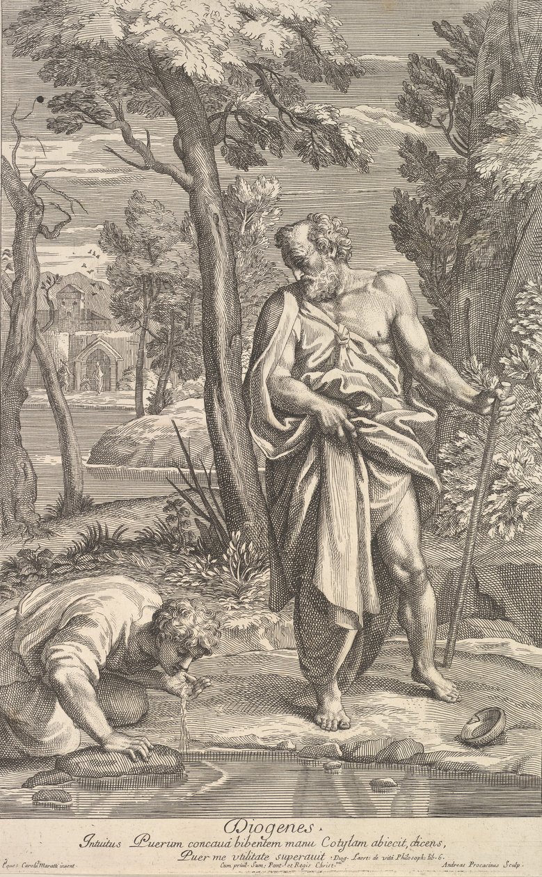 Diogenes，1685-1734年。 作者 安德里亚·普罗卡西尼（Andrea Procaccini）