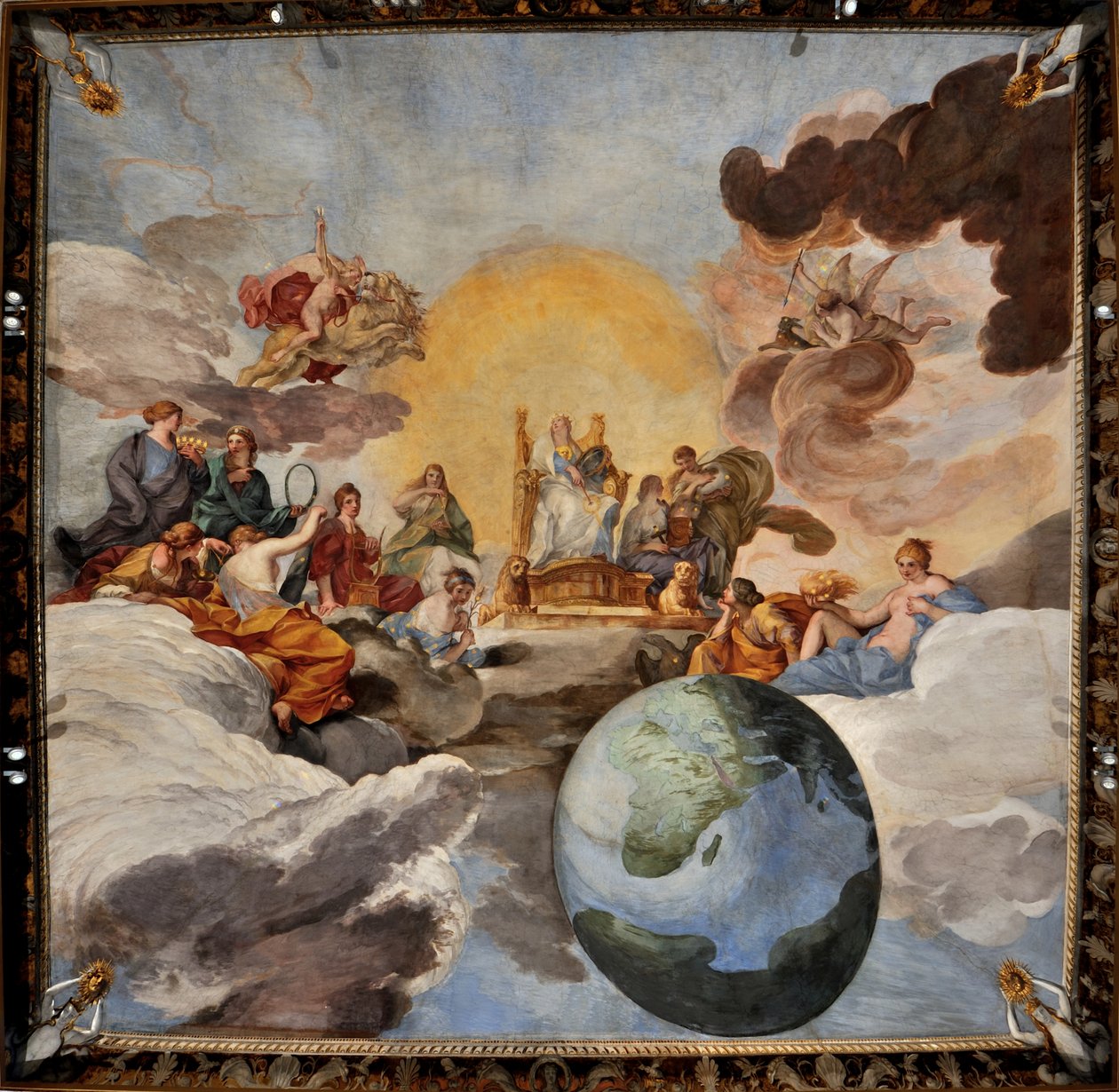 神圣智慧的胜利》，1629-1631。 作者 安德里亚·萨基（Andrea Sacchi）