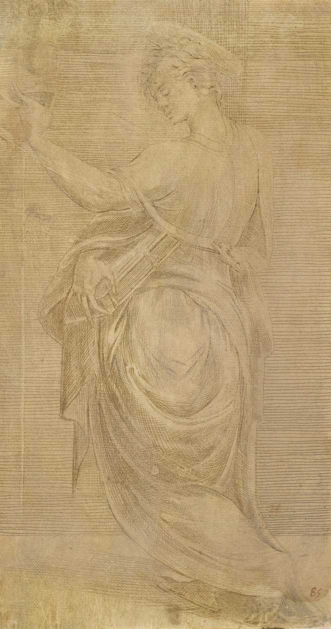 福音书圣约翰（Saint John the Evangelist）。 作者 安德里亚·夏维亚（Andrea Schiavone）