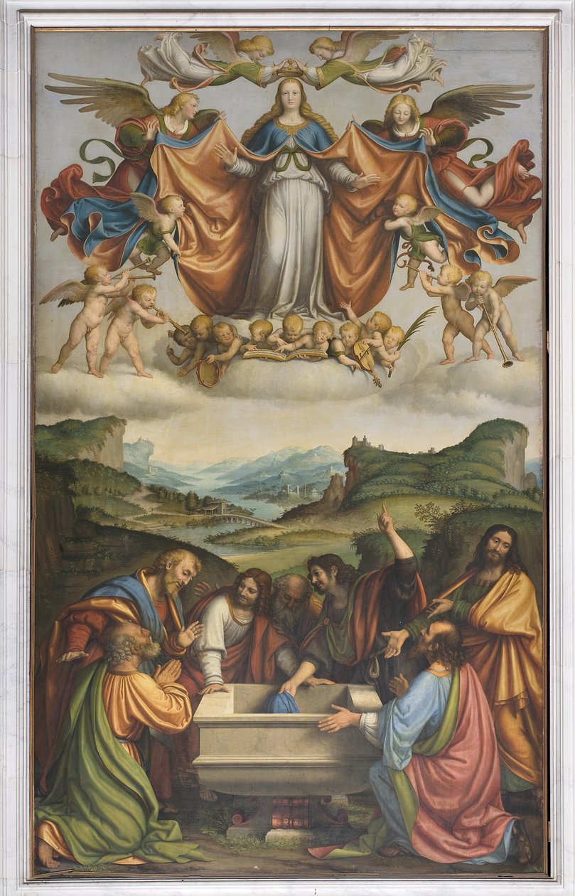 圣母玛利亚升天，c.1520 作者 安德里亚·索拉里奥（Andrea Solario）