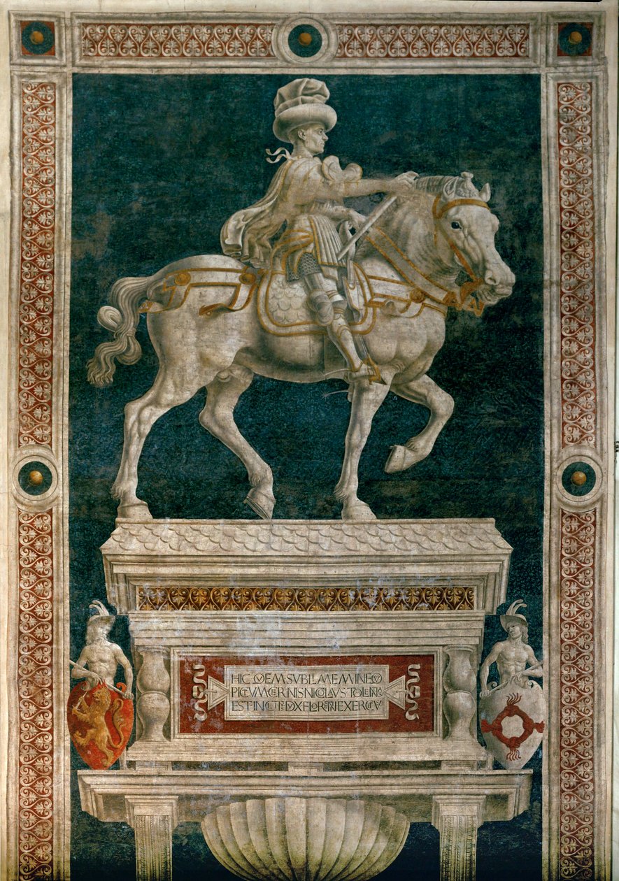 Condottiere Niccolo da Tolentino ... （新鲜的） 作者 安德里亚·德尔·卡斯塔尼奥