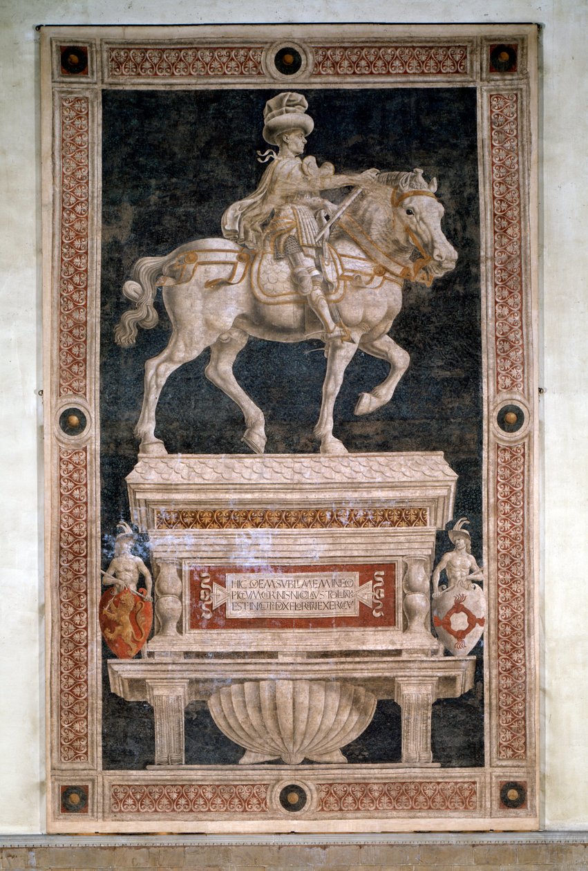 Niccolo da Tolentino 马术纪念碑（独立壁画 作者 安德里亚·德尔·卡斯塔尼奥