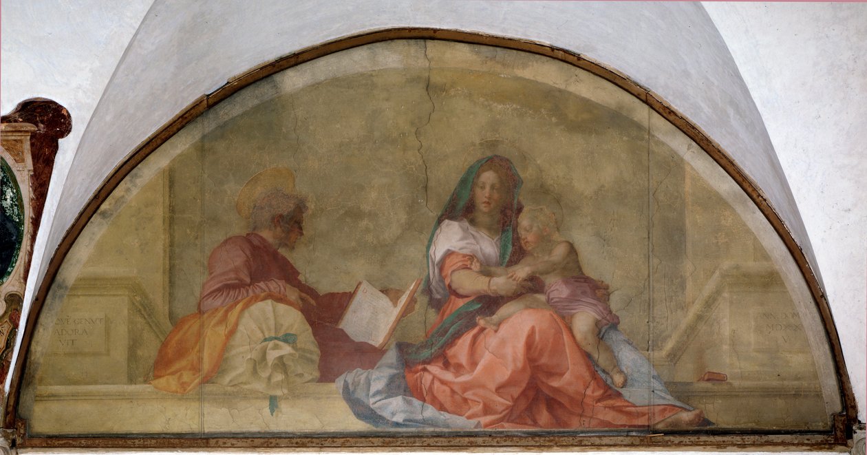 麦当娜·德尔·萨科（Madonna del Sacco）（壁画 作者 安德里亚·德尔·萨托（Andrea del Sarto）