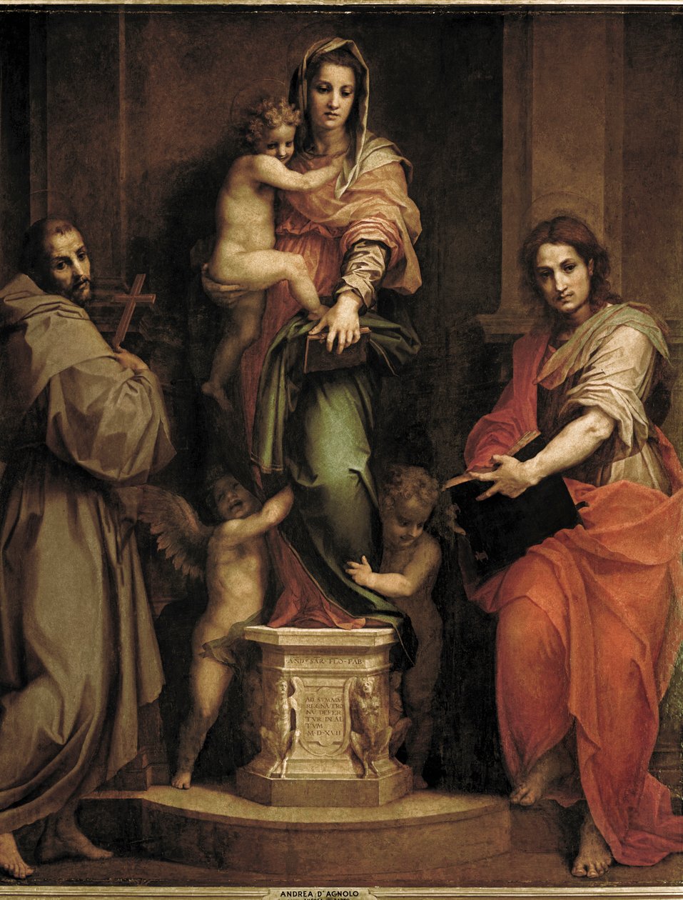 女妖圣母 作者 安德里亚·德尔·萨托（Andrea del Sarto）