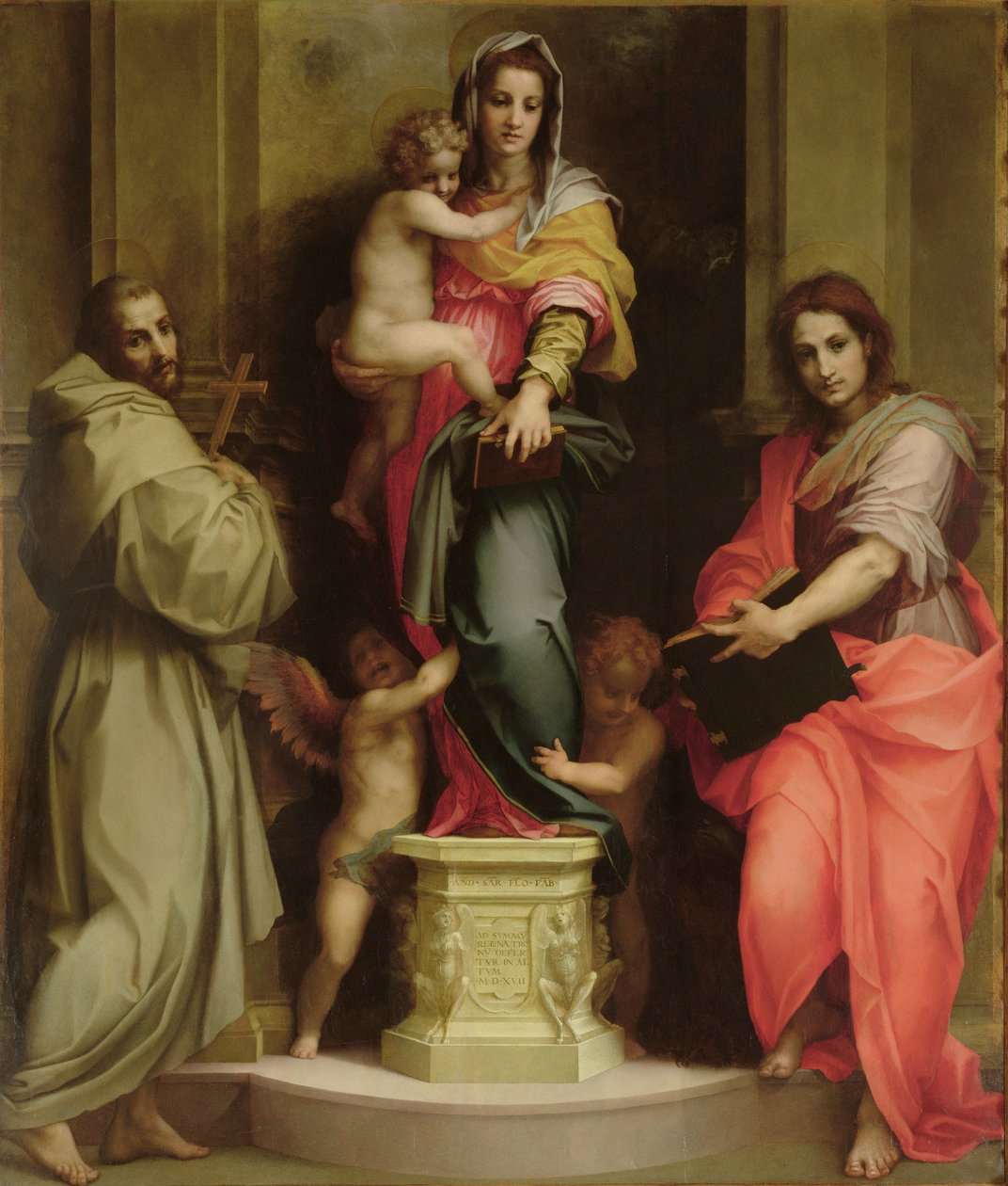 哈比斯的麦当娜 作者 安德里亚·德尔·萨托（Andrea del Sarto）