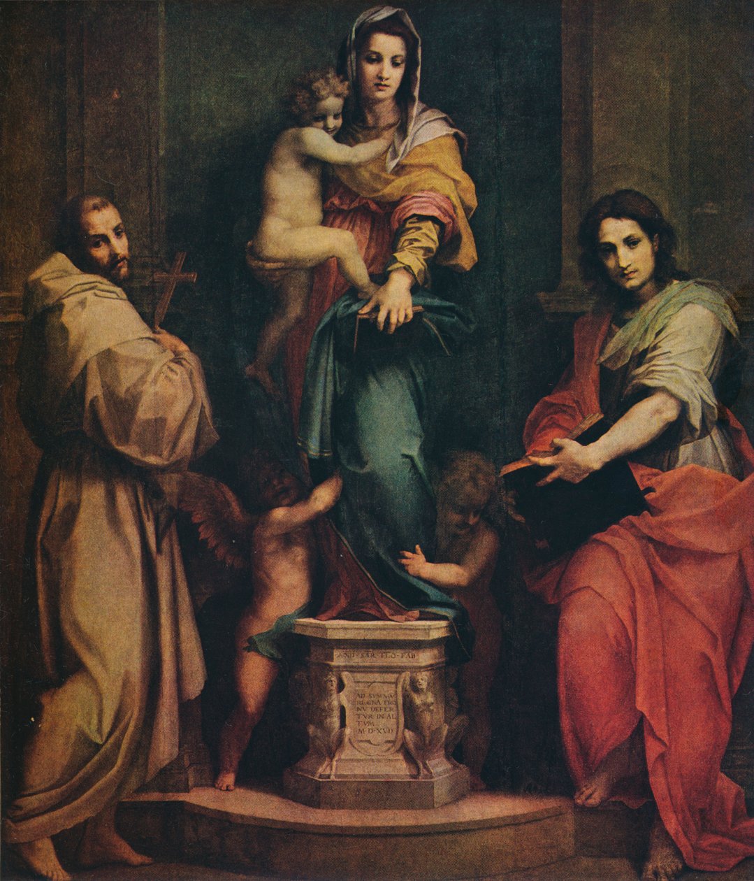哈比斯的麦当娜，1517年 作者 安德里亚·德尔·萨托（Andrea del Sarto）