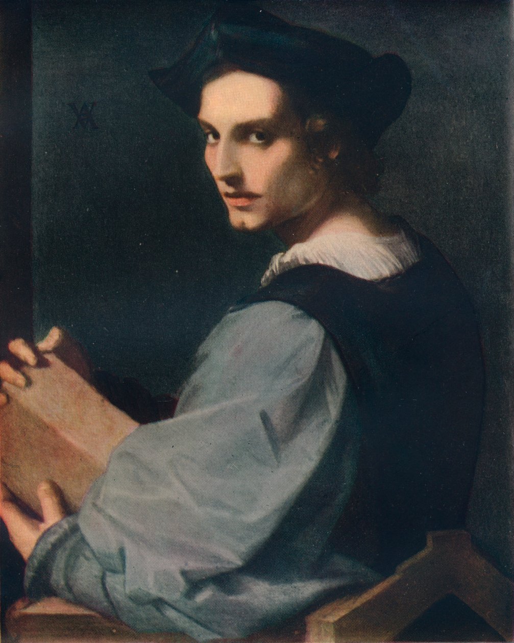 年轻人肖像，c1517，1911年 作者 安德里亚·德尔·萨托（Andrea del Sarto）