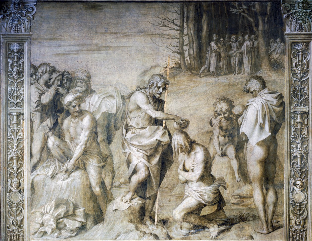 圣约翰为人群施洗 作者 安德里亚·德尔·萨托（Andrea del Sarto）